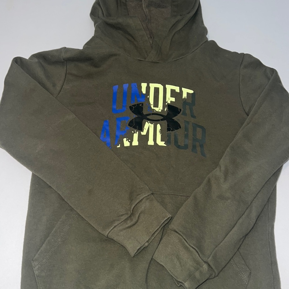 Like New Under Armor Army Green Sweatshirt